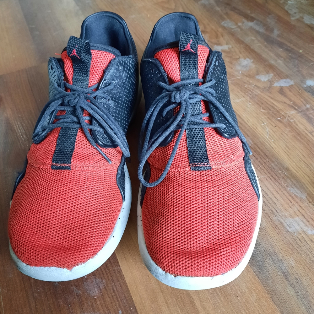 Kids Red and Black Athletic Shoes